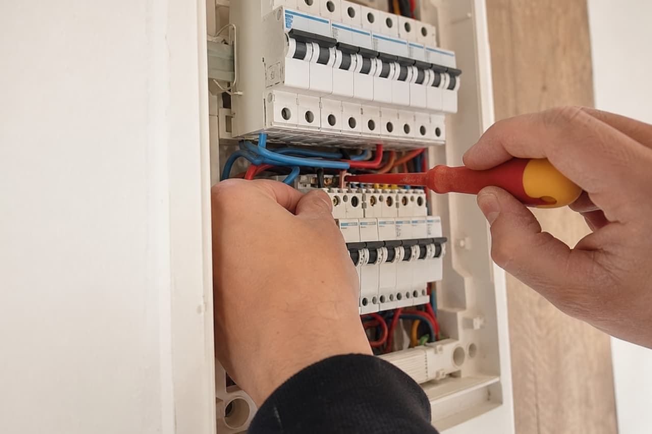 intervention dépannage panne électrique mains